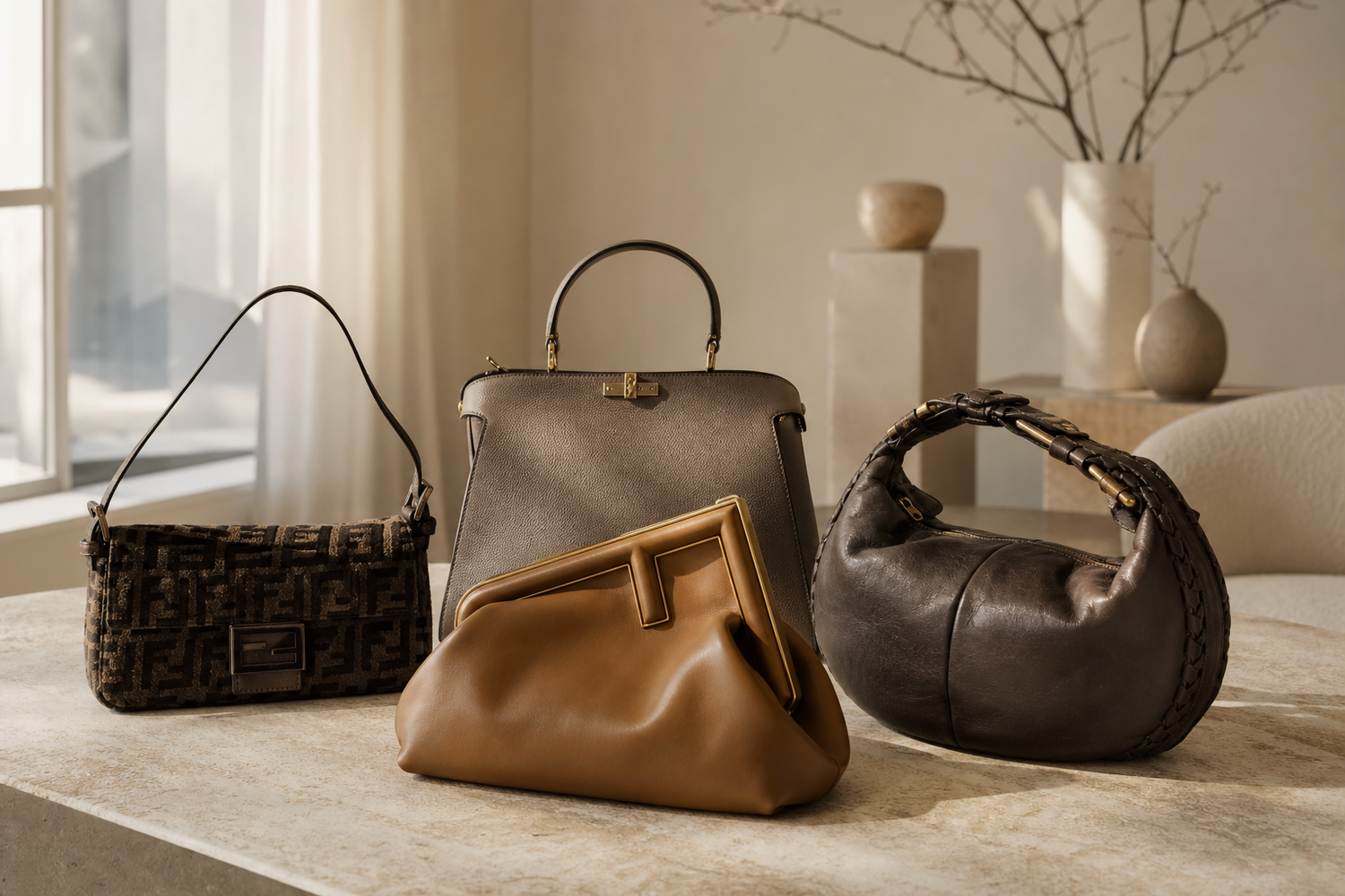 De mest populære Fendi-tasker i 2026: Baguette vs Peekaboo vs Spy vs First