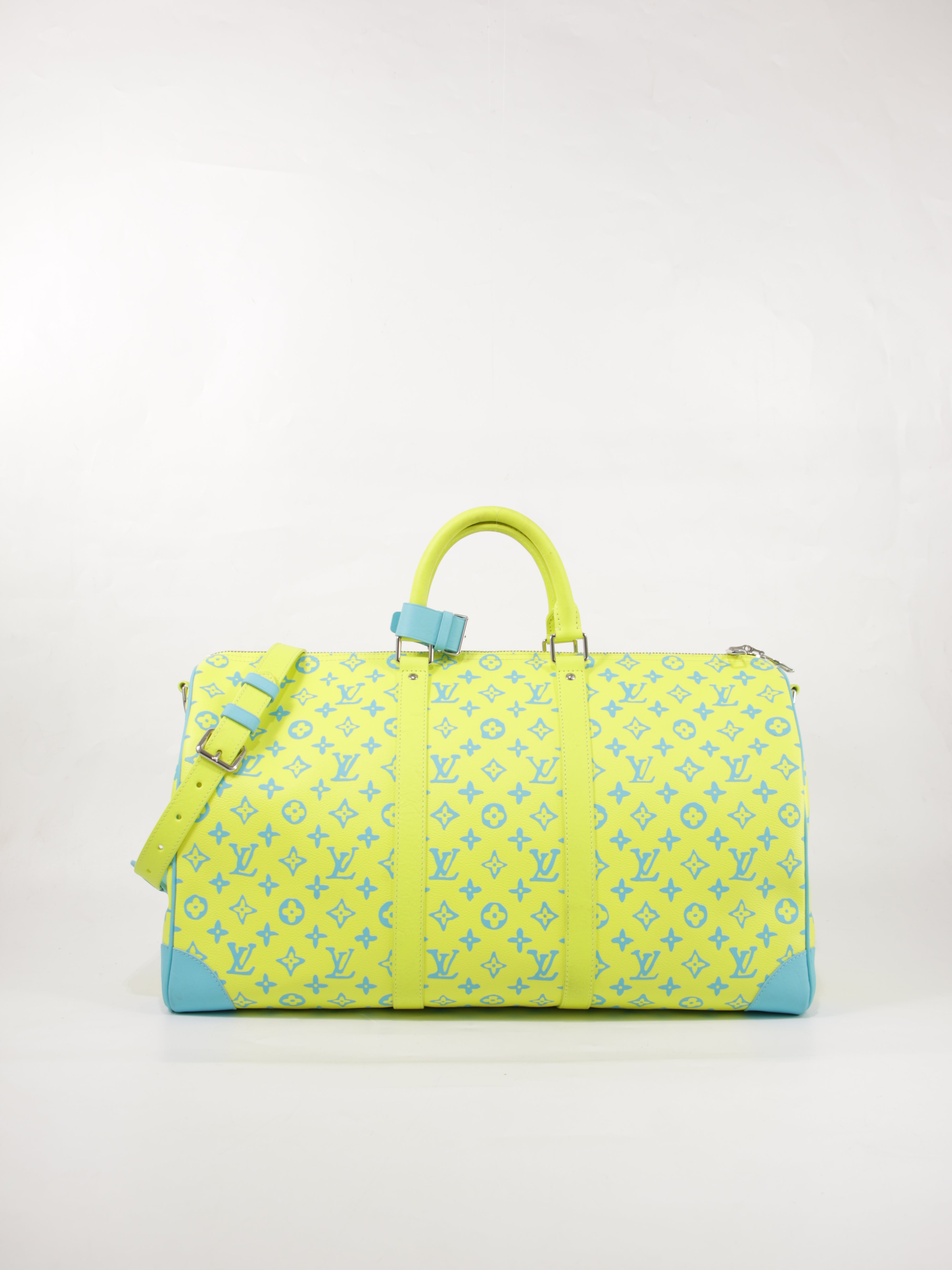 Louis Vuitton Keepall 50 Yellow Leather | Ref. 25420 – Collector's