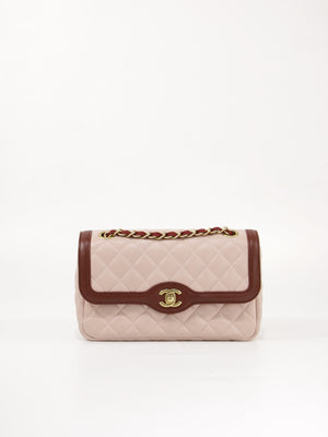 Two Tone Flap Bag