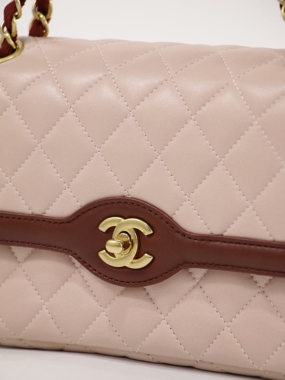 Two Tone Flap Bag