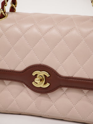 Two Tone Flap Bag