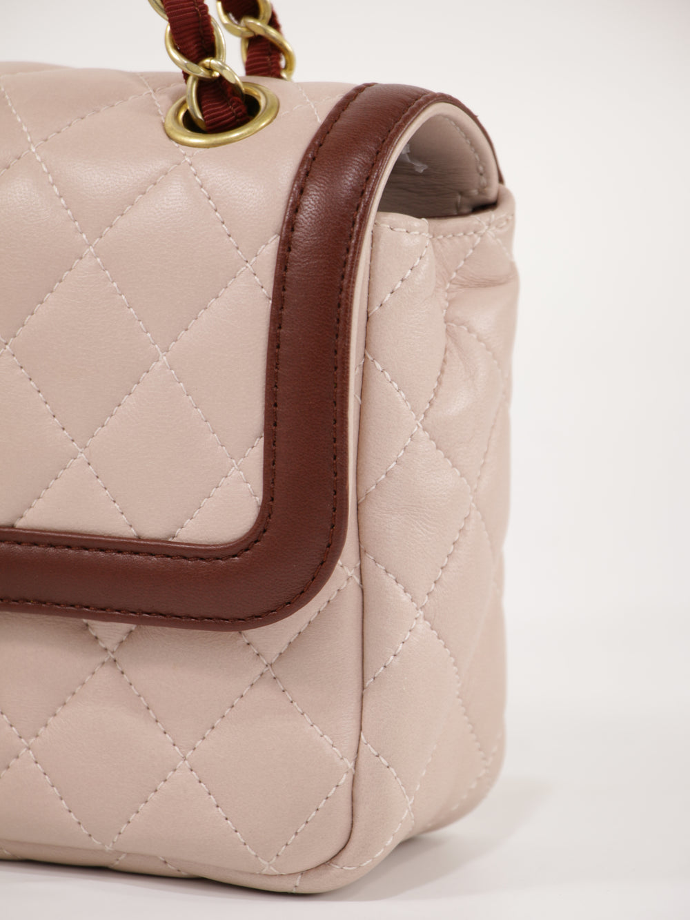 Two Tone Flap Bag