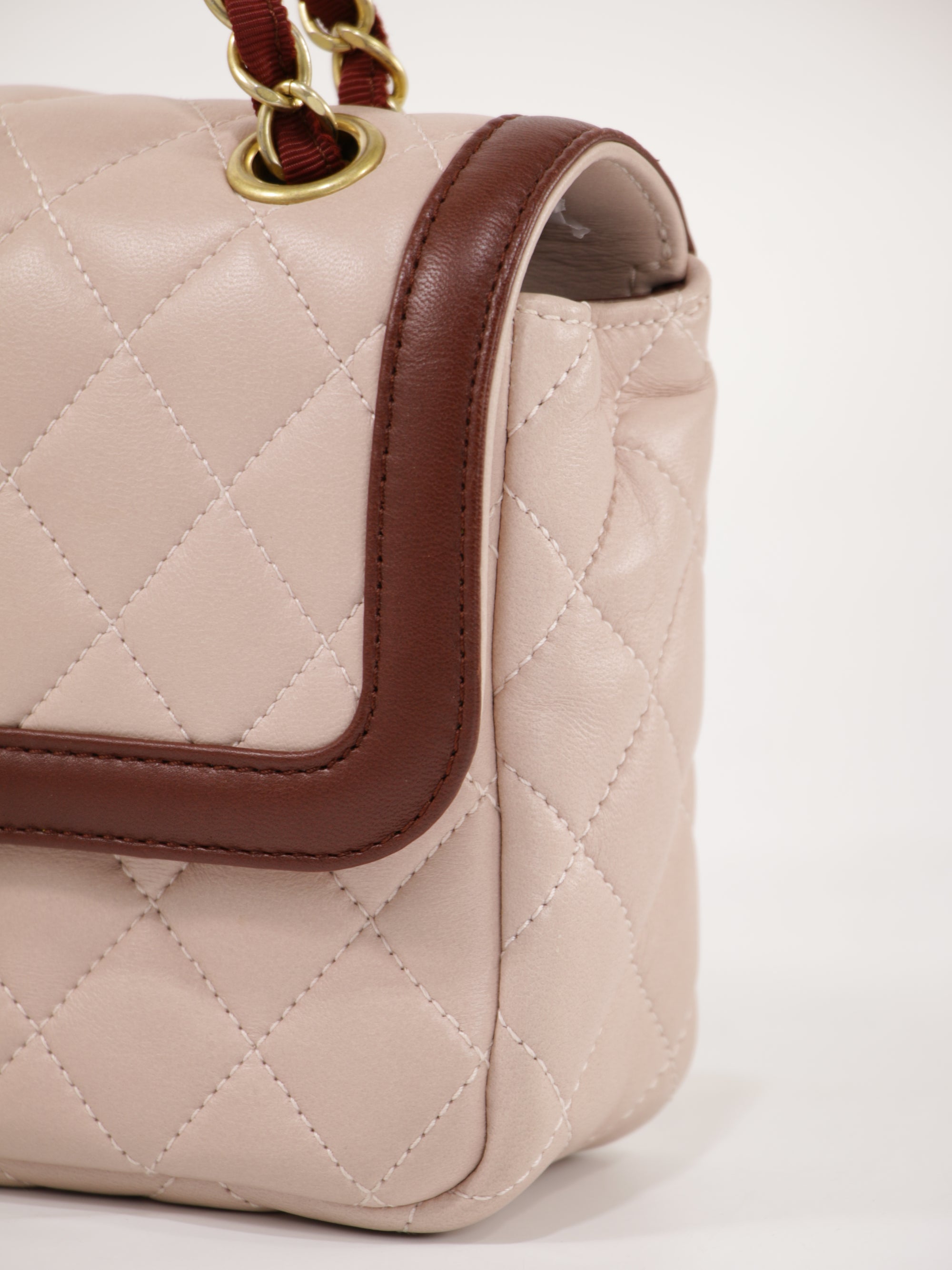 Two Tone Flap Bag