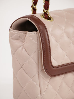 Two Tone Flap Bag