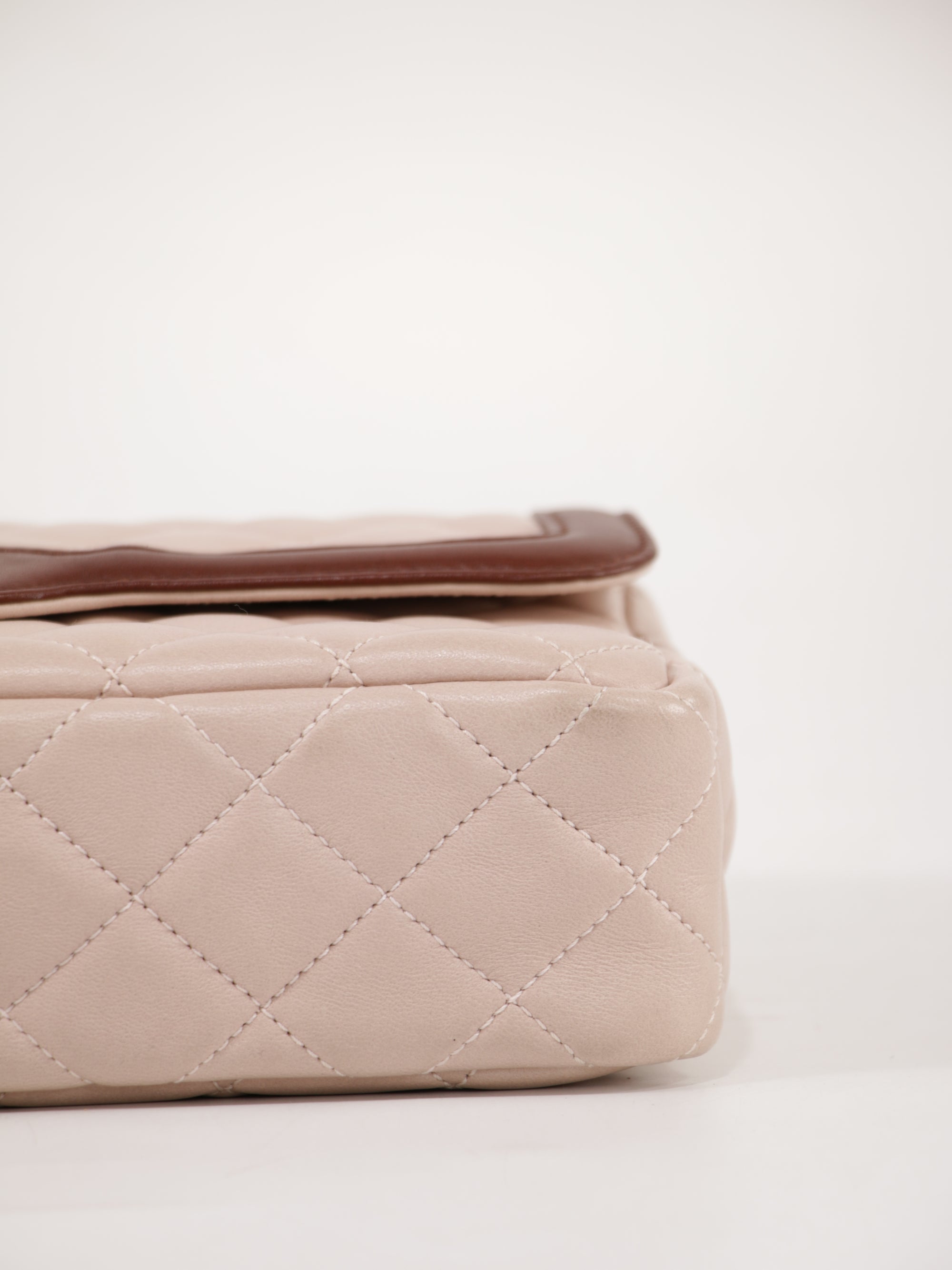 Two Tone Flap Bag