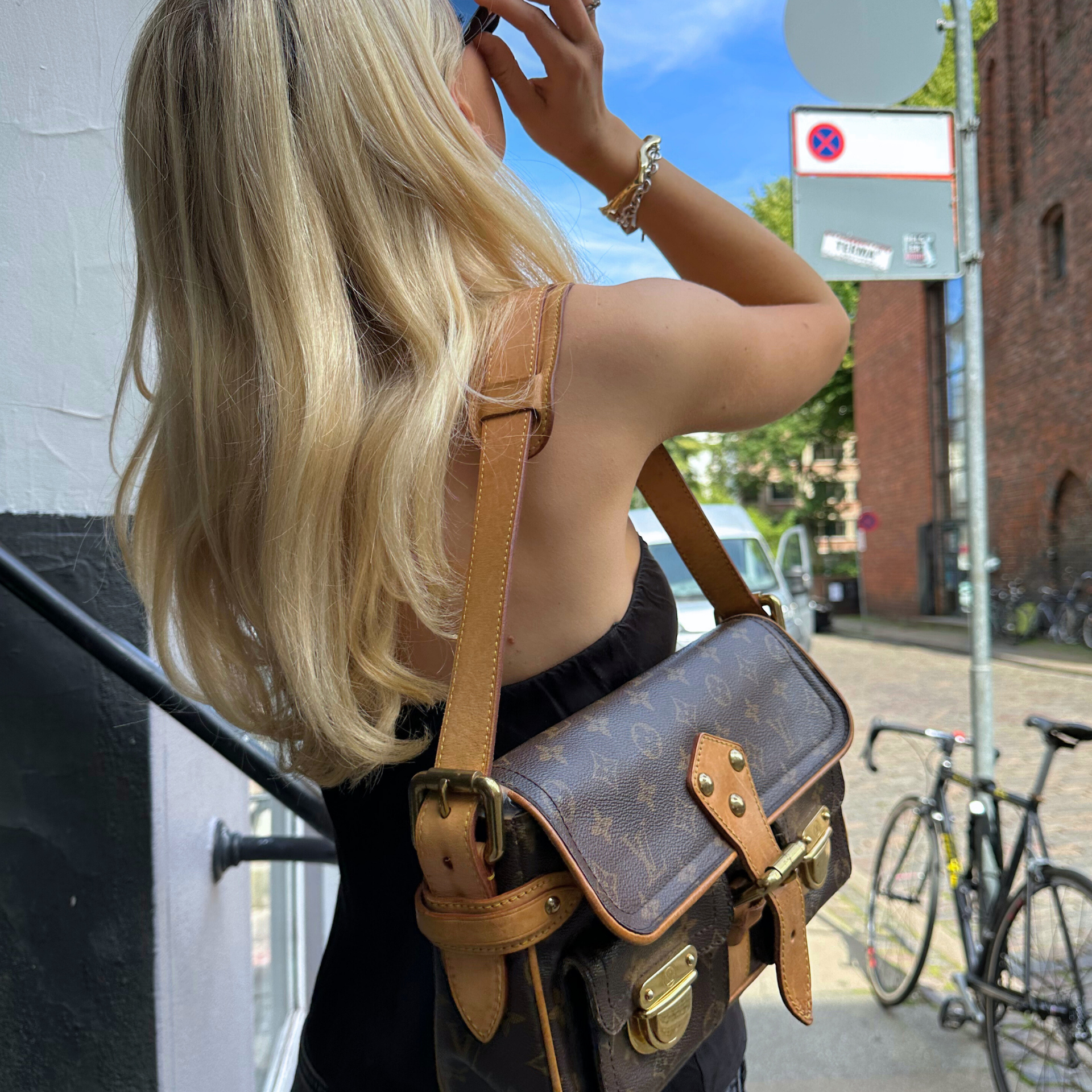 Louis Vuitton Hudson PM Brown Canvas