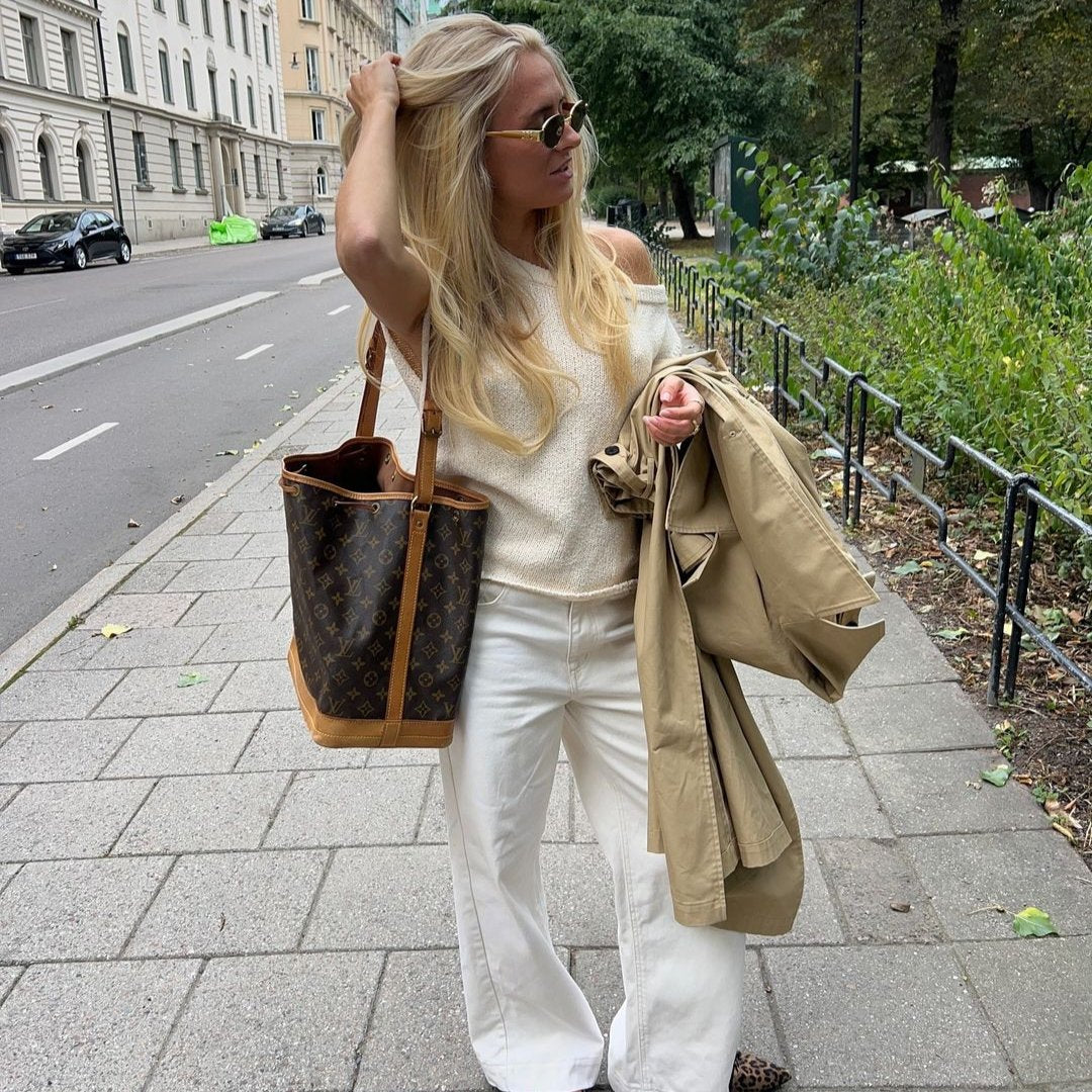 Louis Vuitton Noé Orange Canvas