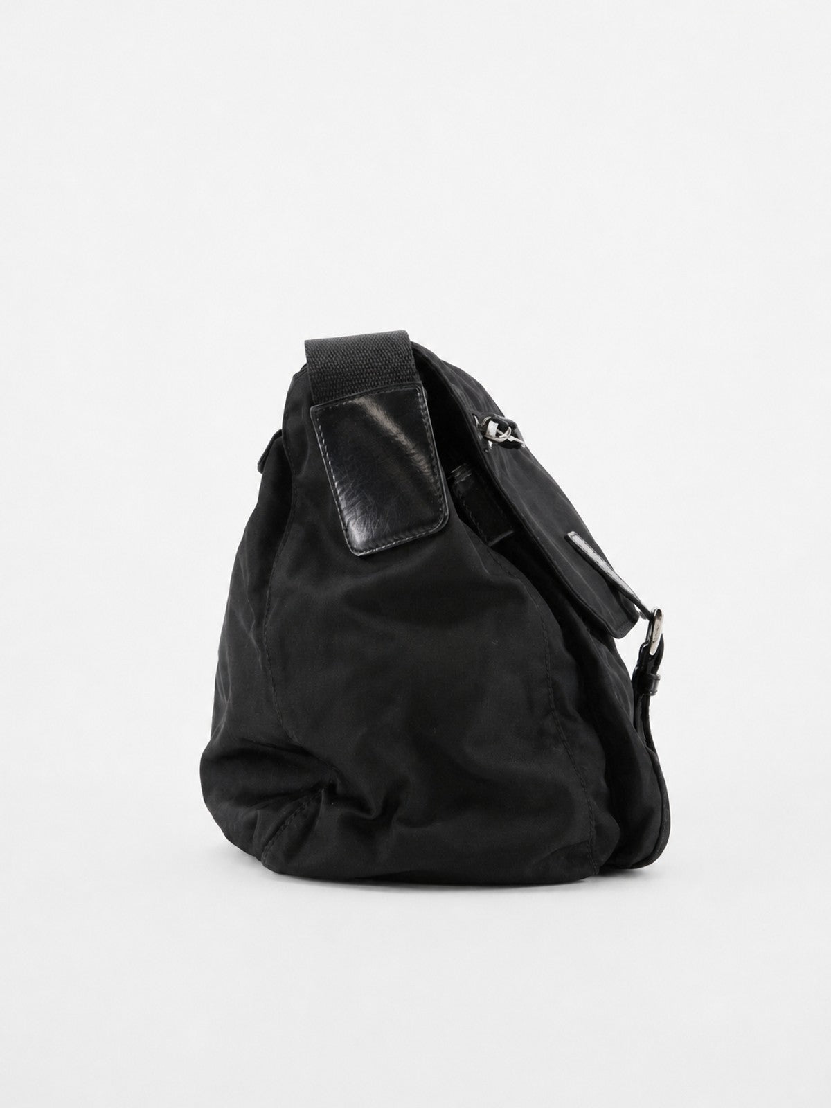Prada Double Buckle Messenger