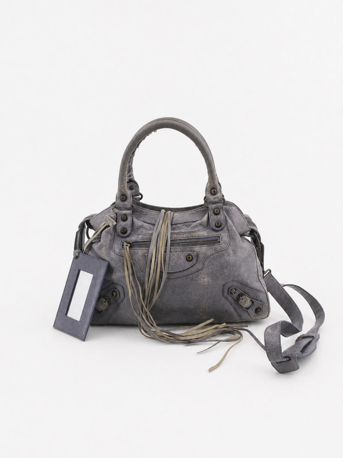 Balenciaga Town Grey Leather