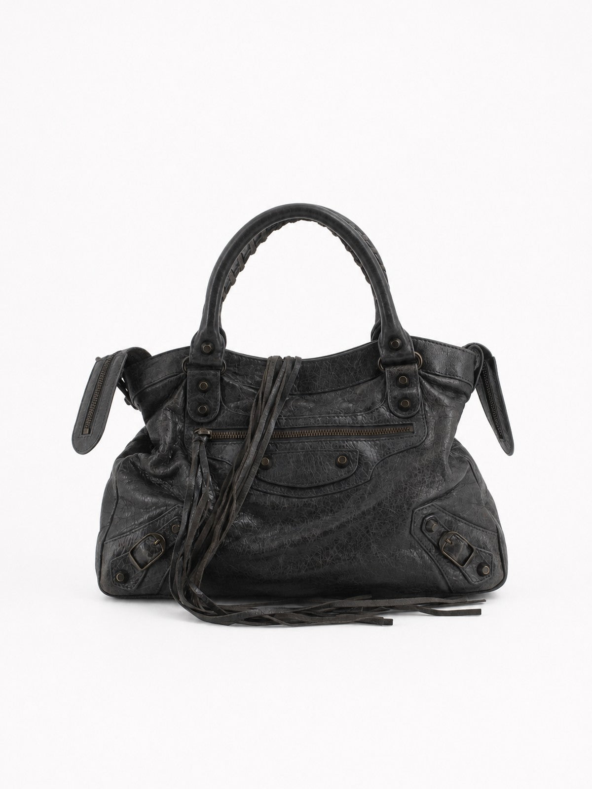 Balenciaga Town Grey Leather