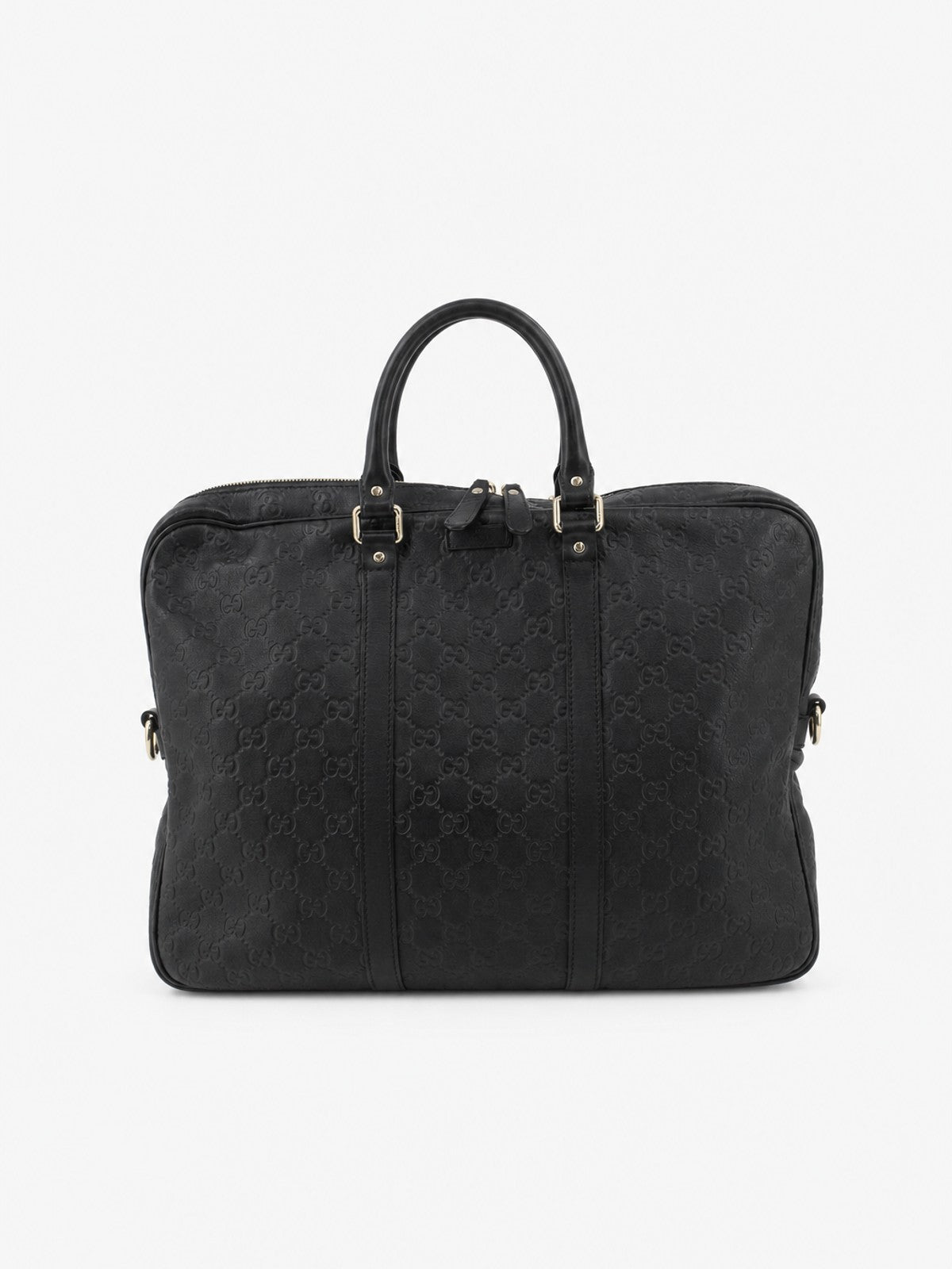 Gucci Business Bag Black Leather