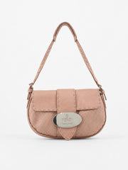 Fendi Shoulder Bag Pink Leather