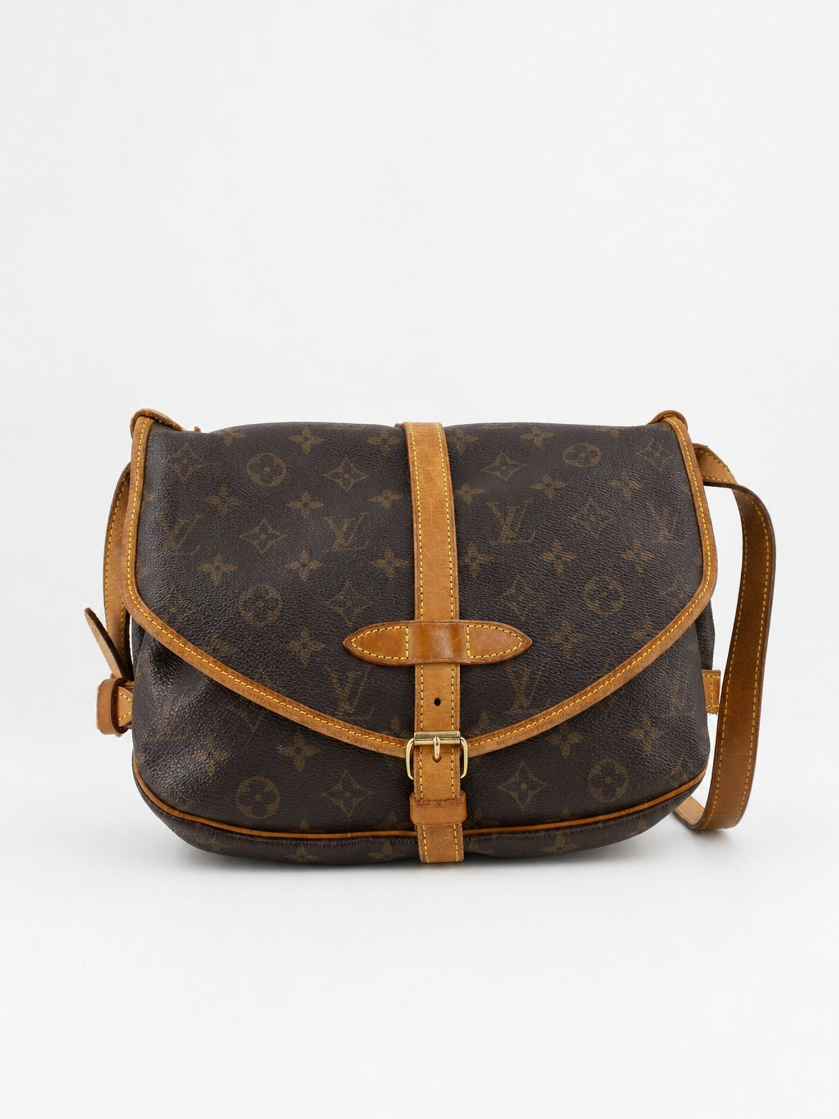 Louis Vuitton Saumur MM Brown Canvas