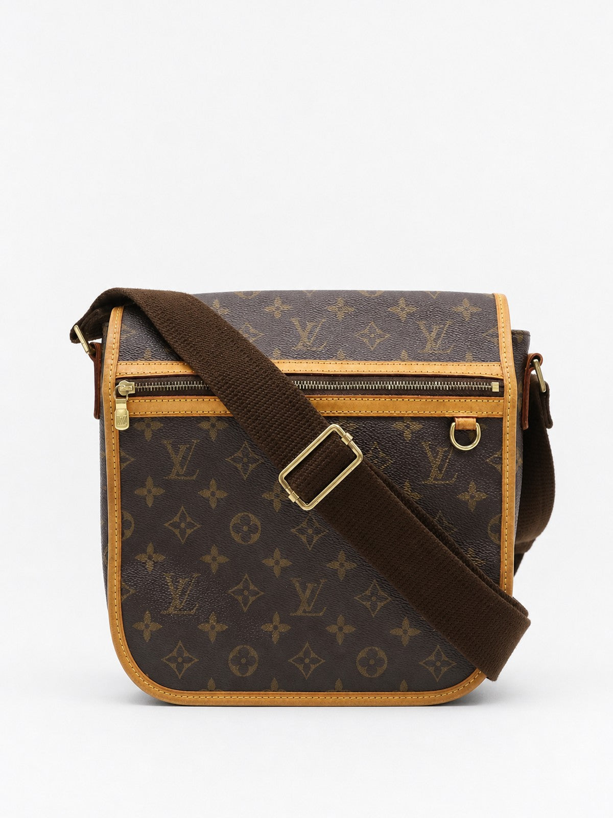 Louis Vuitton Crossbody Bag Brown Canvas