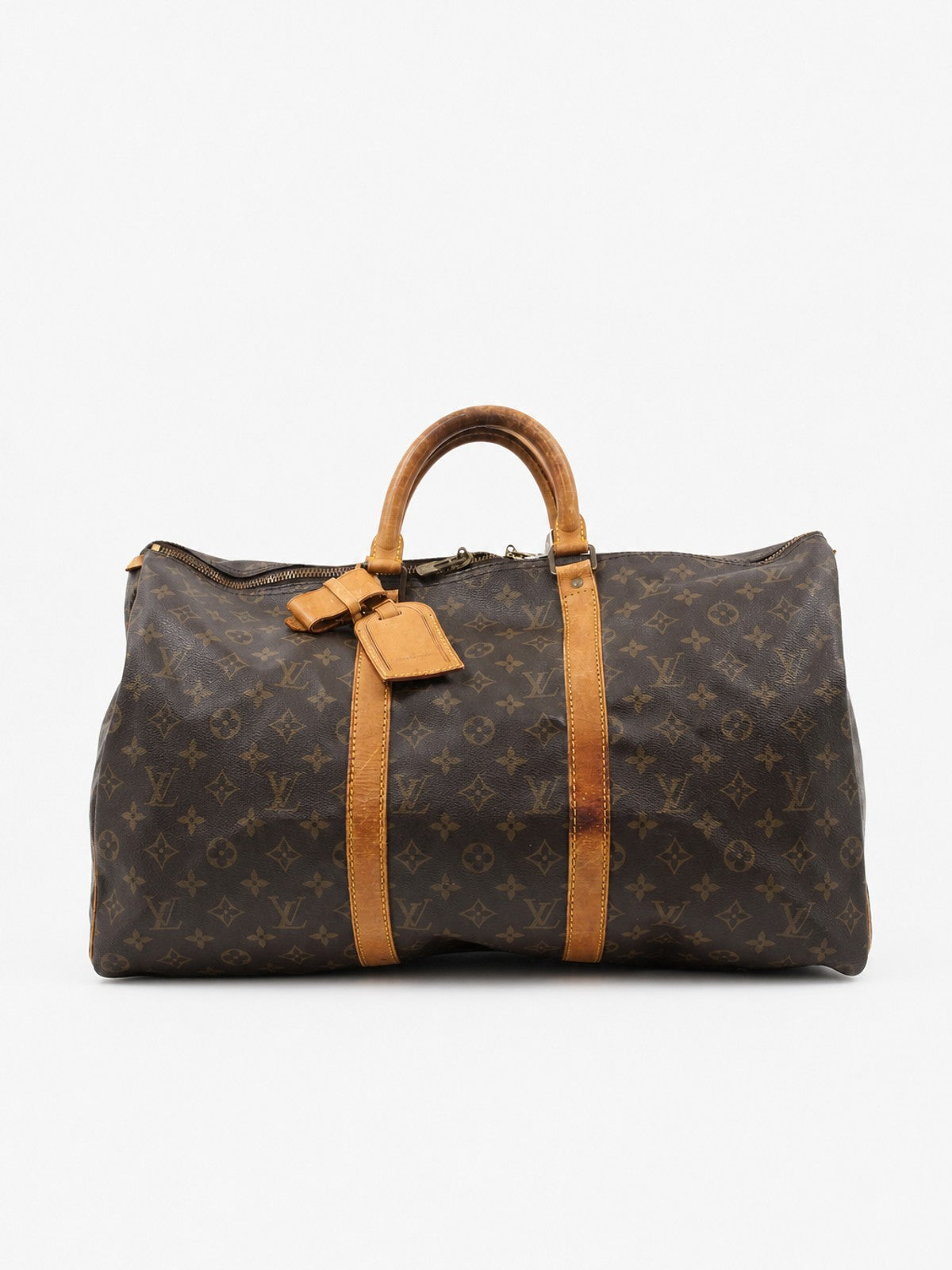 Louis Vuitton Keepall 50 Brown Canvas