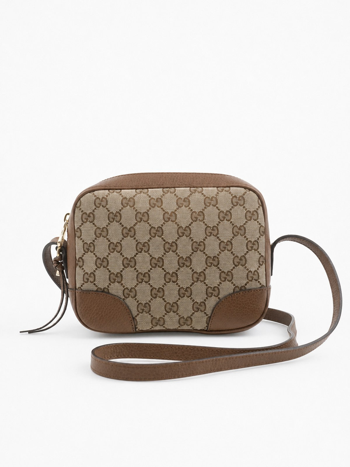 Gucci Crossbody Bag Brown Canvas