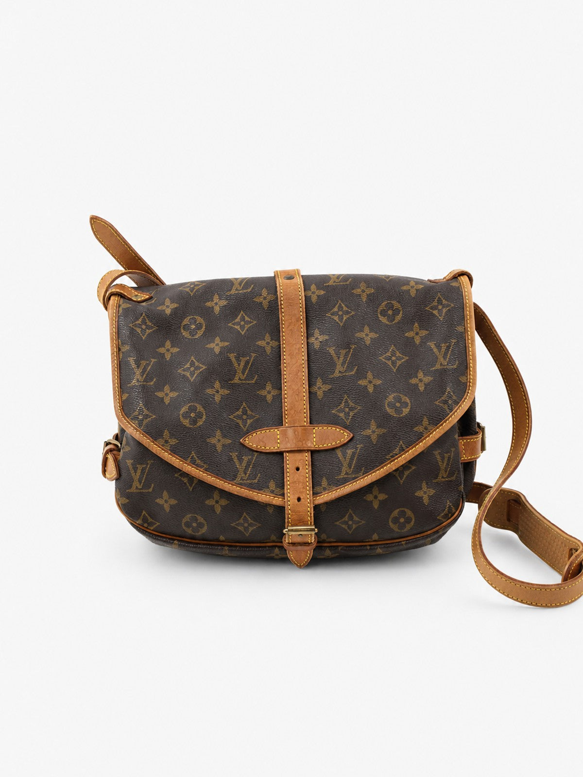 Louis Vuitton Saumur MM Brown Canvas