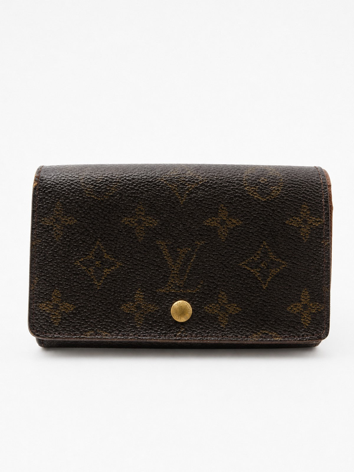 Louis Vuitton Wallet Brown Canvas