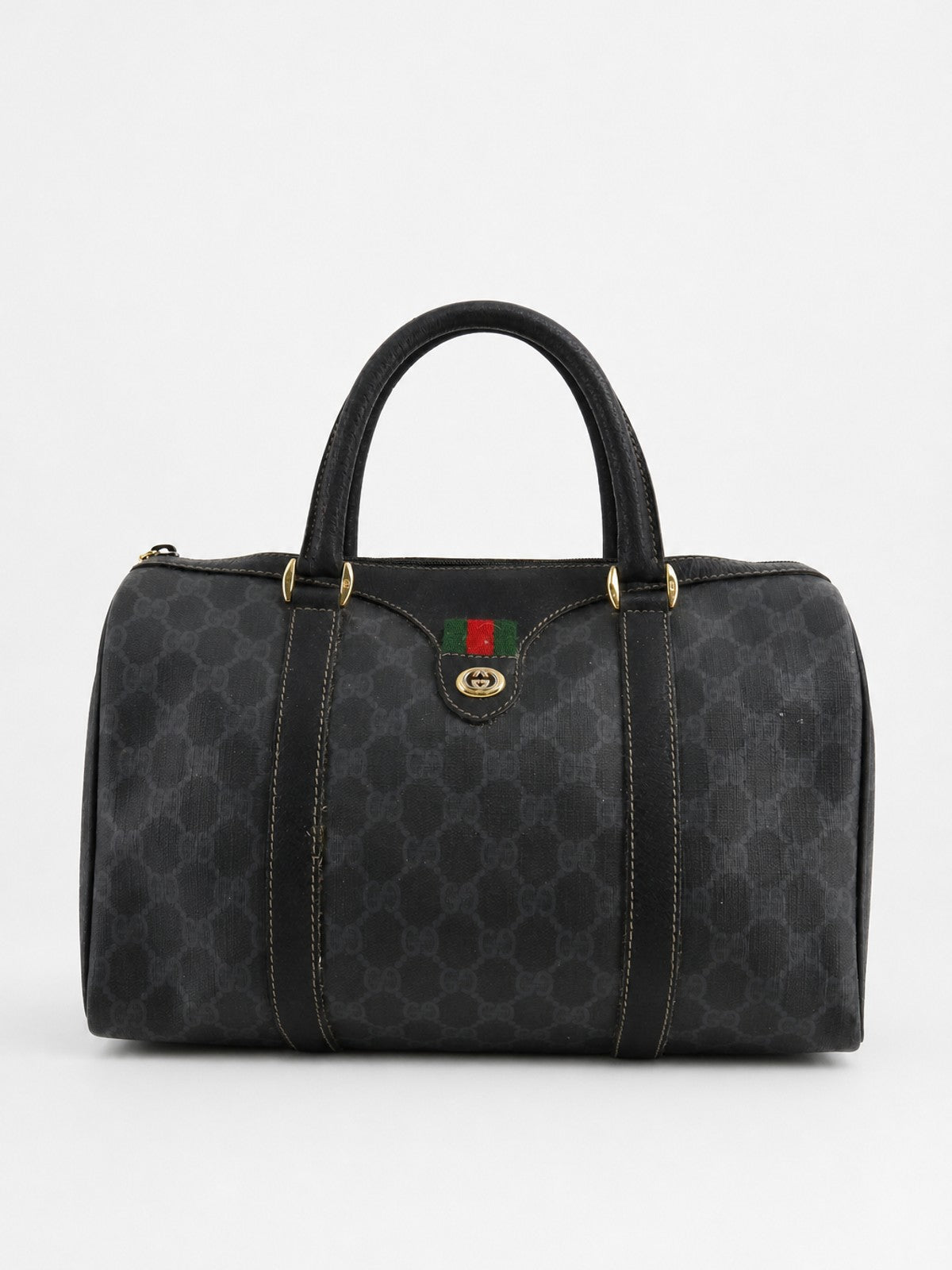 Gucci Boston Black Canvas