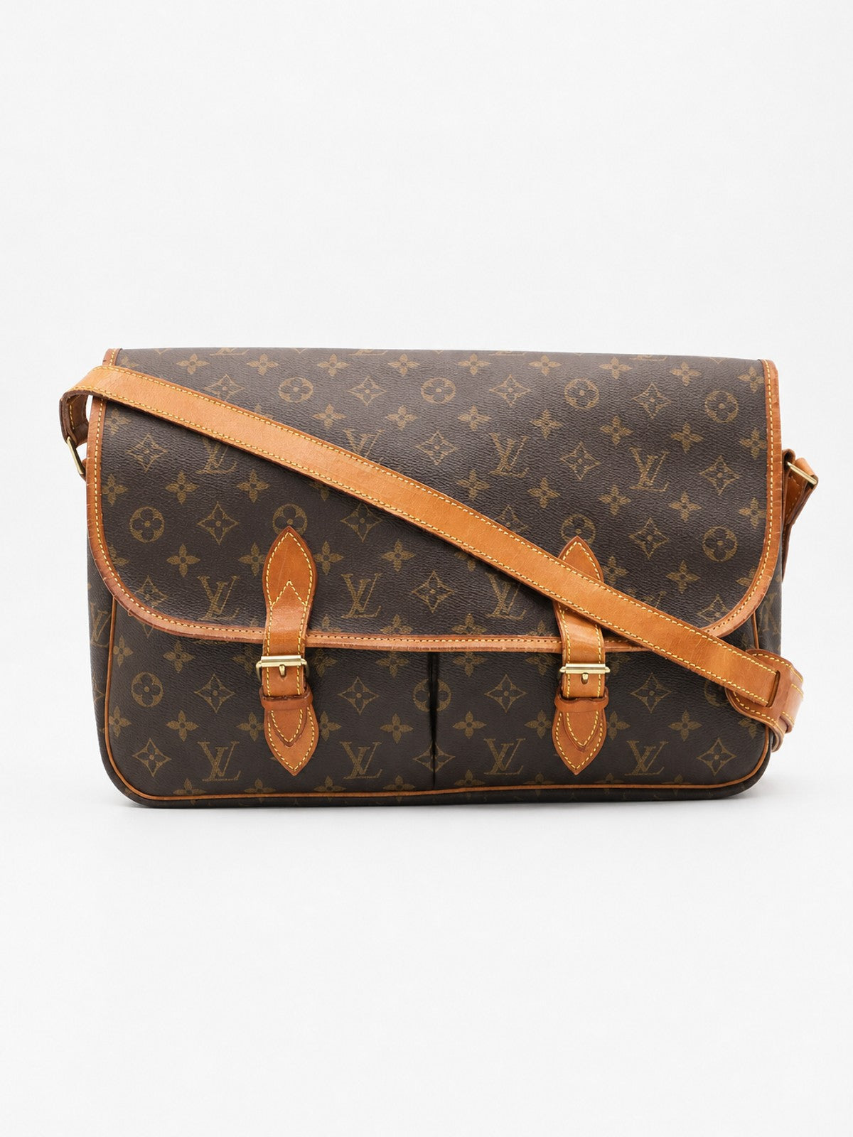 Louis Vuitton Gibeciere GM Brown Canvas