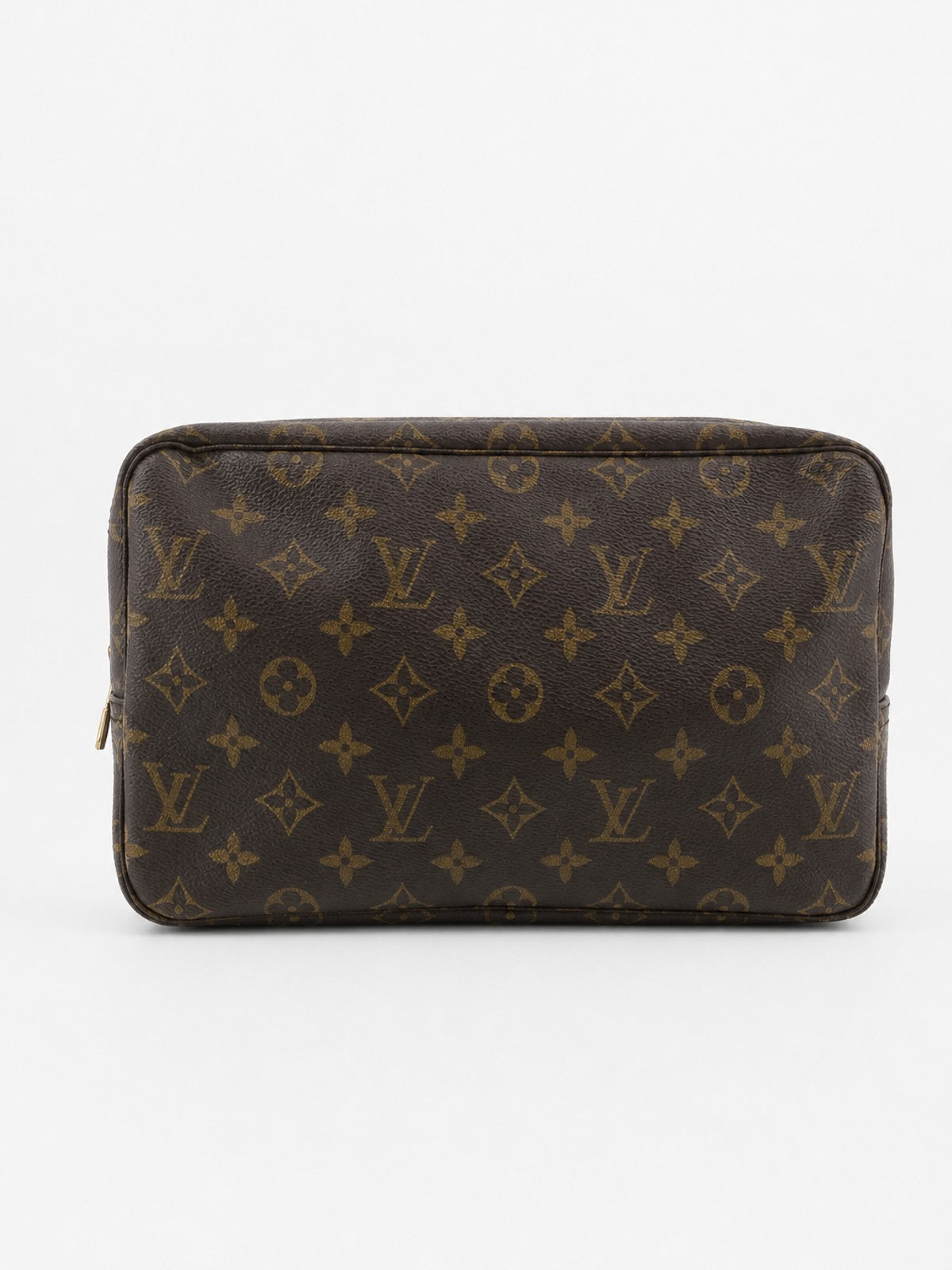 Louis Vuitton Cosmetic Pouch Brown Canvas