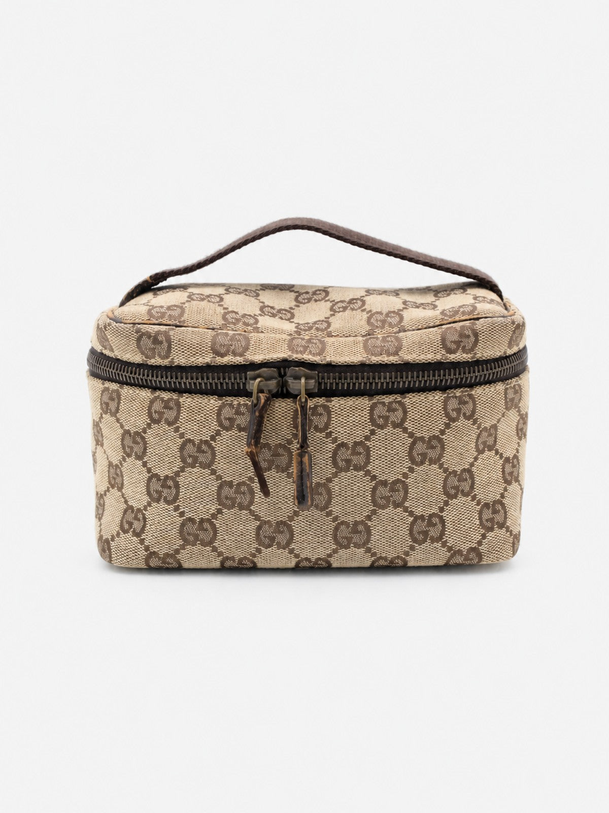 Gucci Pouch Brown Canvas