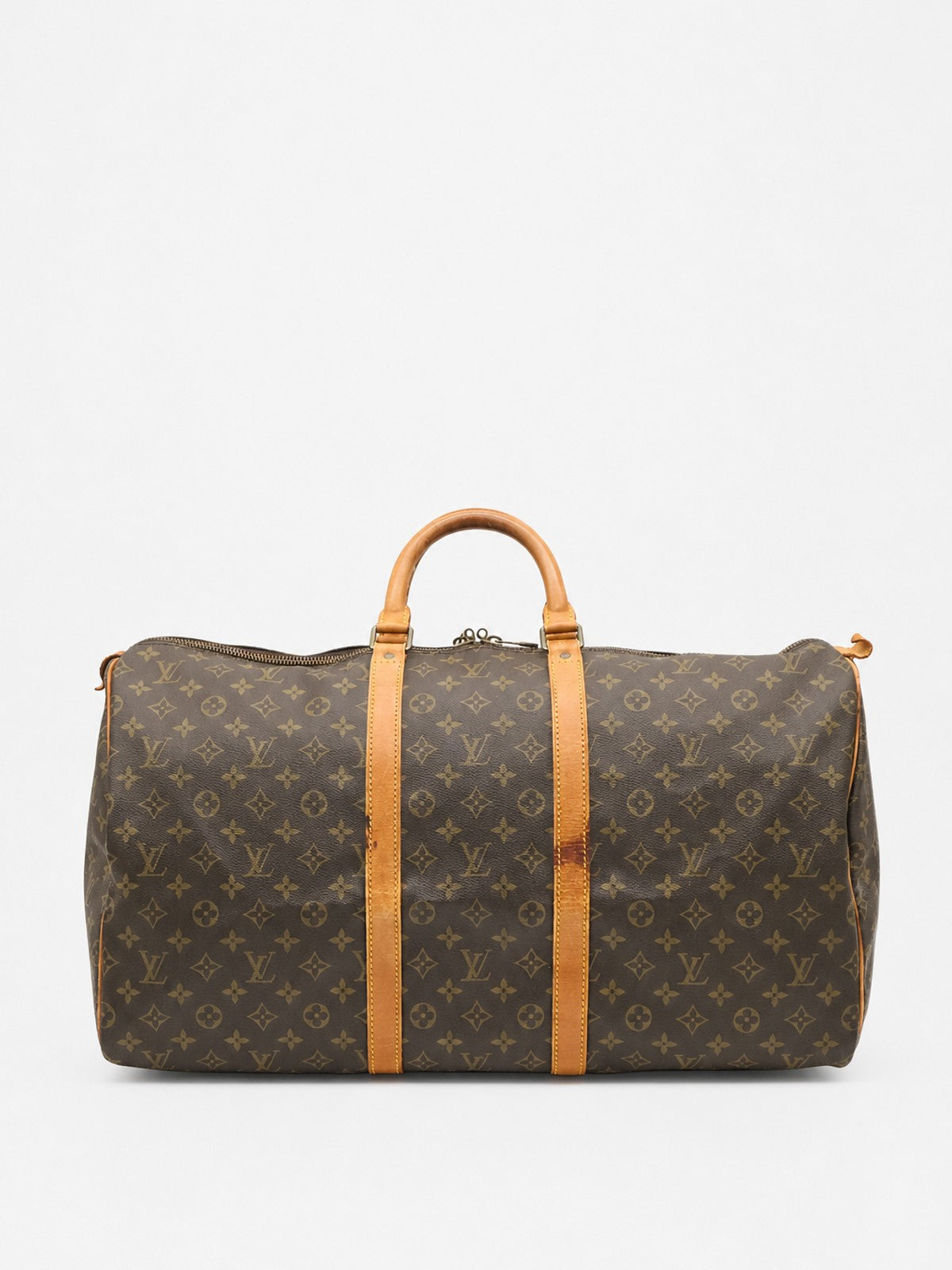 Louis Vuitton Keepall 55 Brown Canvas