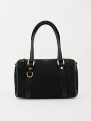Gucci Abbey D-Ring Boston Black Canvas