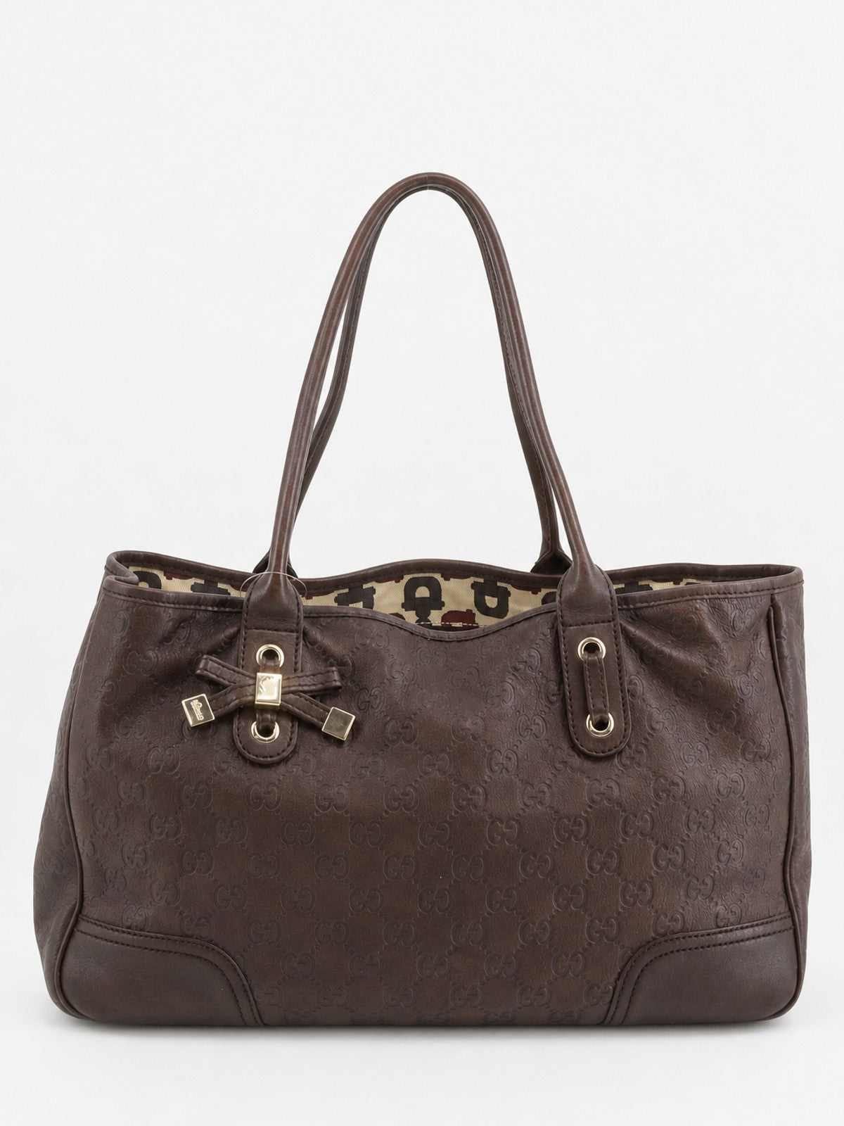 Gucci Princy Tote Bordeaux Leather