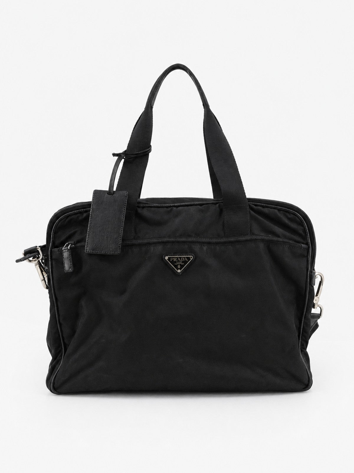 Prada Business Bag Black Soft nylon