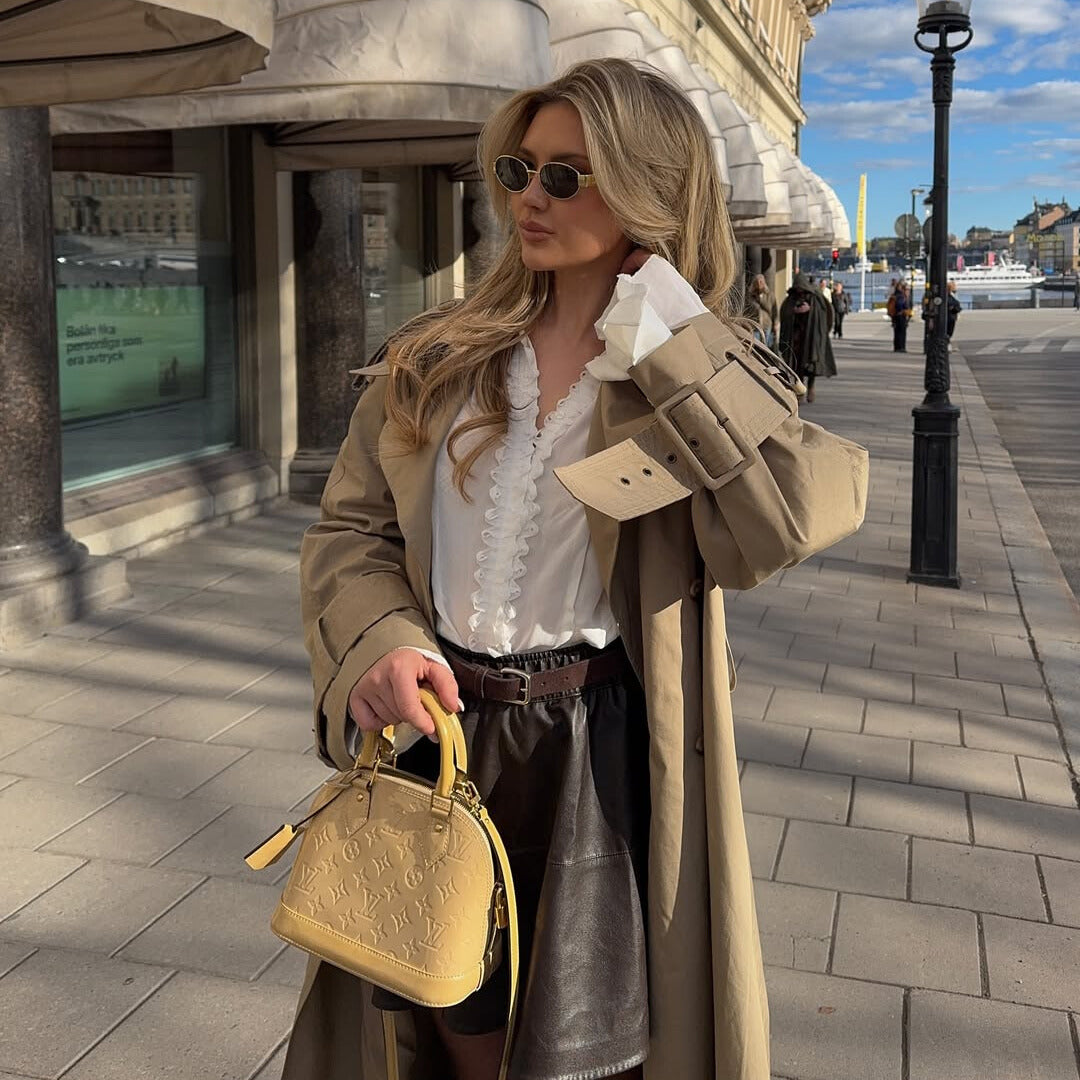 Louis Vuitton Alma BB Gold Vernis leather