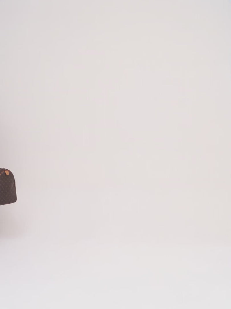 Louis Vuitton Keepall 55 Brown Canvas